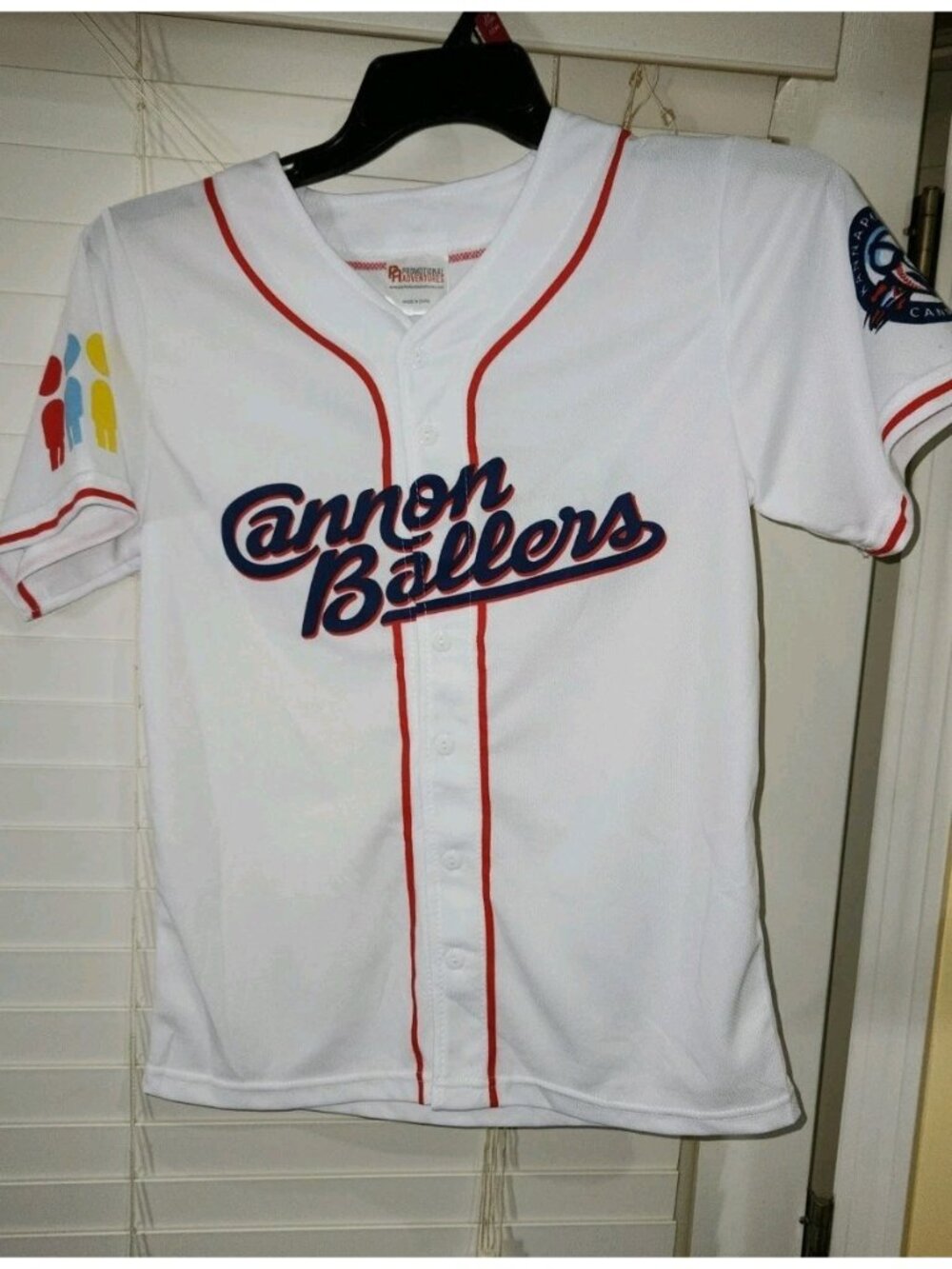 Kannapolis CannonBallers SGA Youth Large Jersey Atrium Health Levine